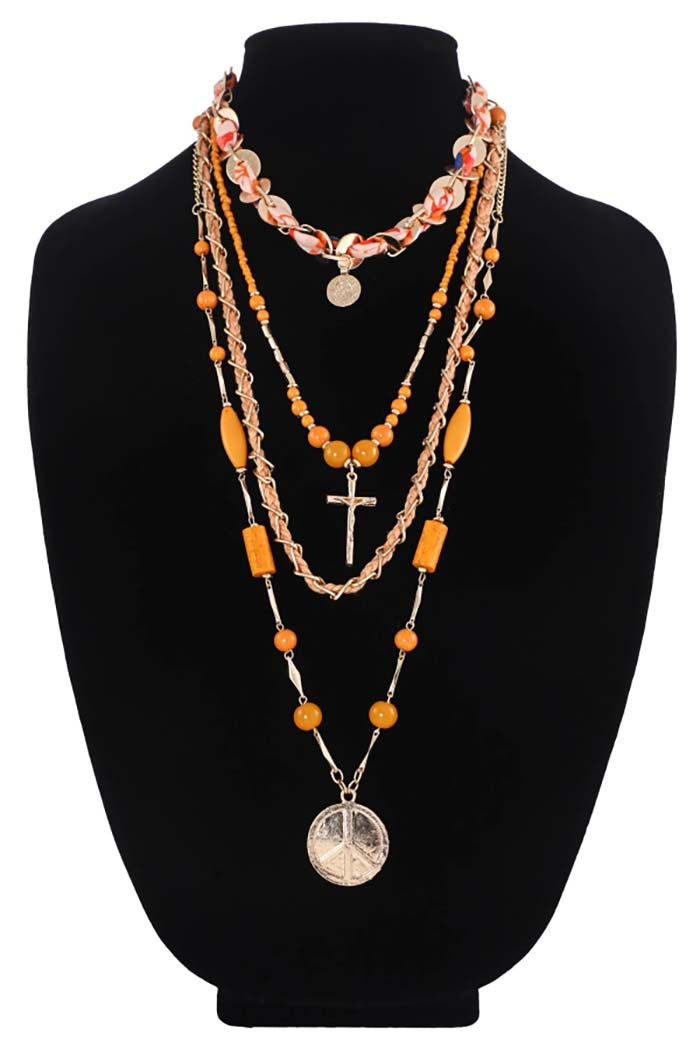 Layered Scarf Necklace