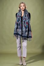 Marionette Denim Artisan Wool Scarf