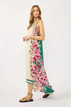 Floral Breeze High-Low Maxi Dress