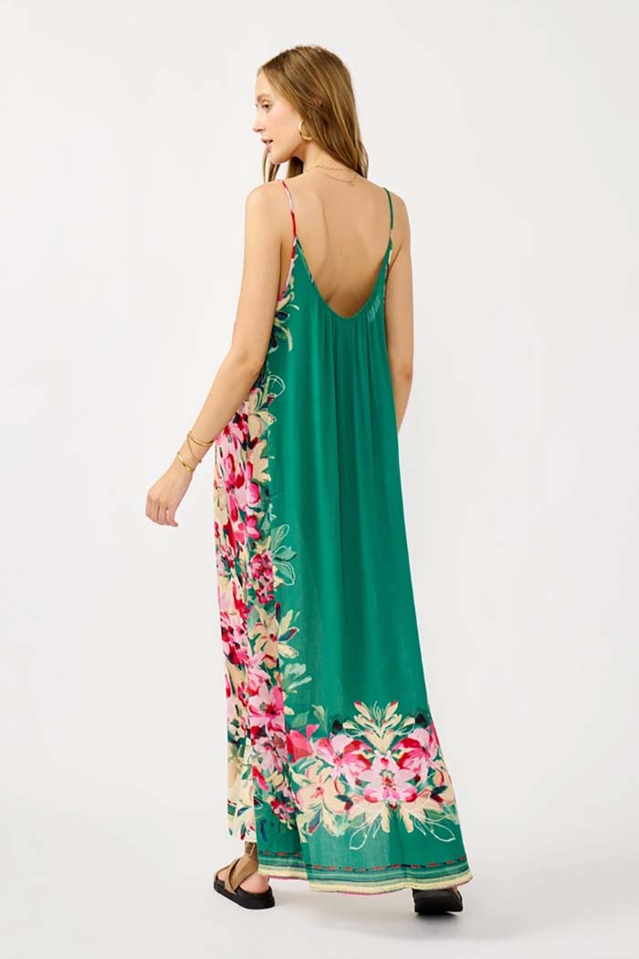 Floral Breeze High-Low Maxi Dress