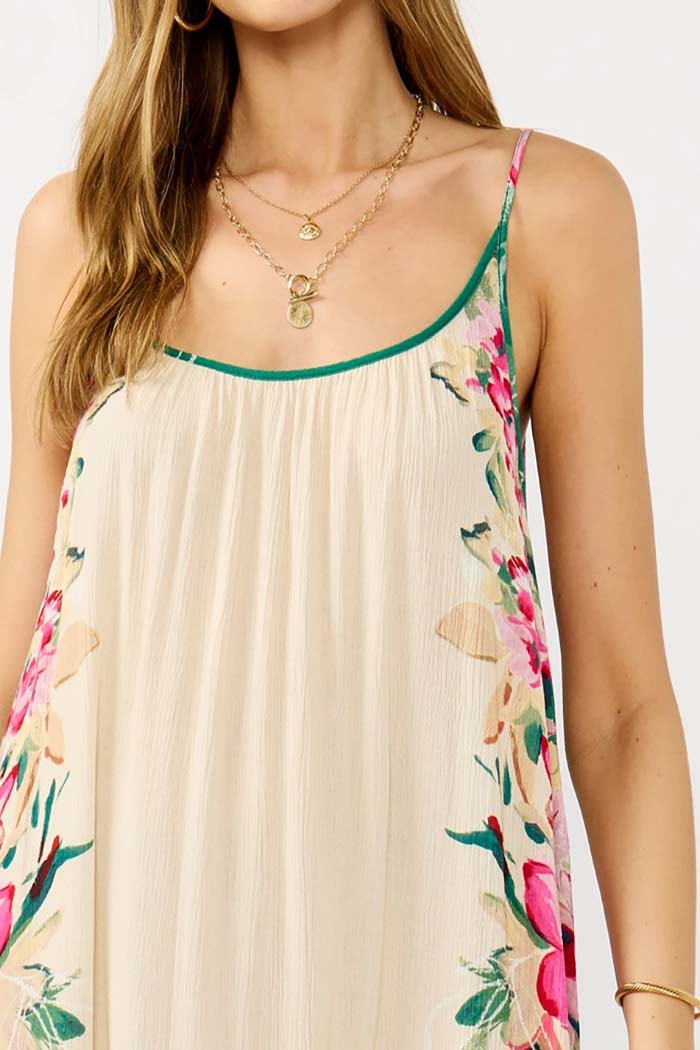 Floral Breeze High-Low Maxi Dress