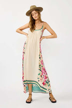 Floral Breeze High-Low Maxi Dress