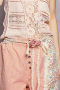 Blush Crochet Flower Belt