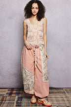Blush Crochet Flower Belt