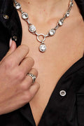 Aura Crystal Link Necklace