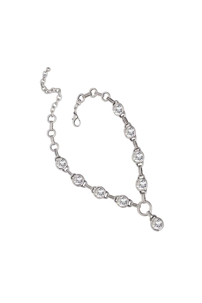 Aura Crystal Link Necklace