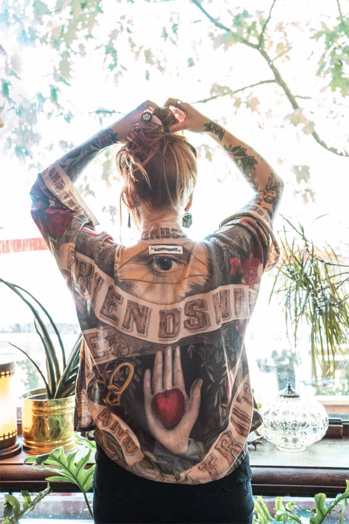 Friendship Symbol Kimono