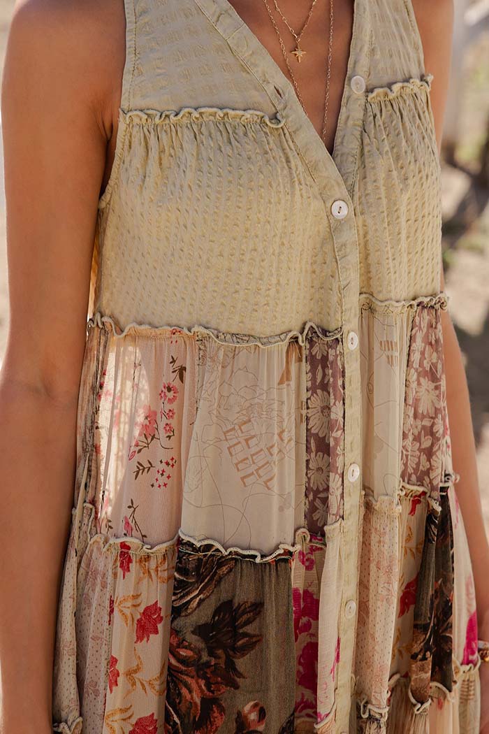 Boho Mini Dress Jhabla Top