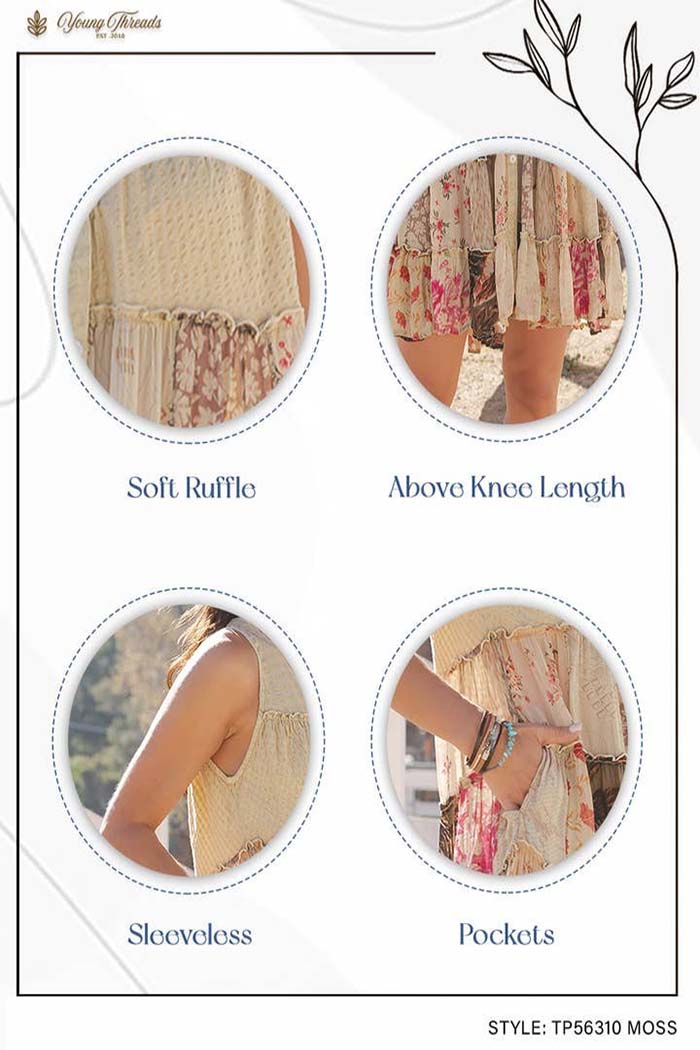 Boho Mini Dress Jhabla Top
