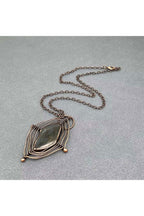 Spider Web Stone Necklace
