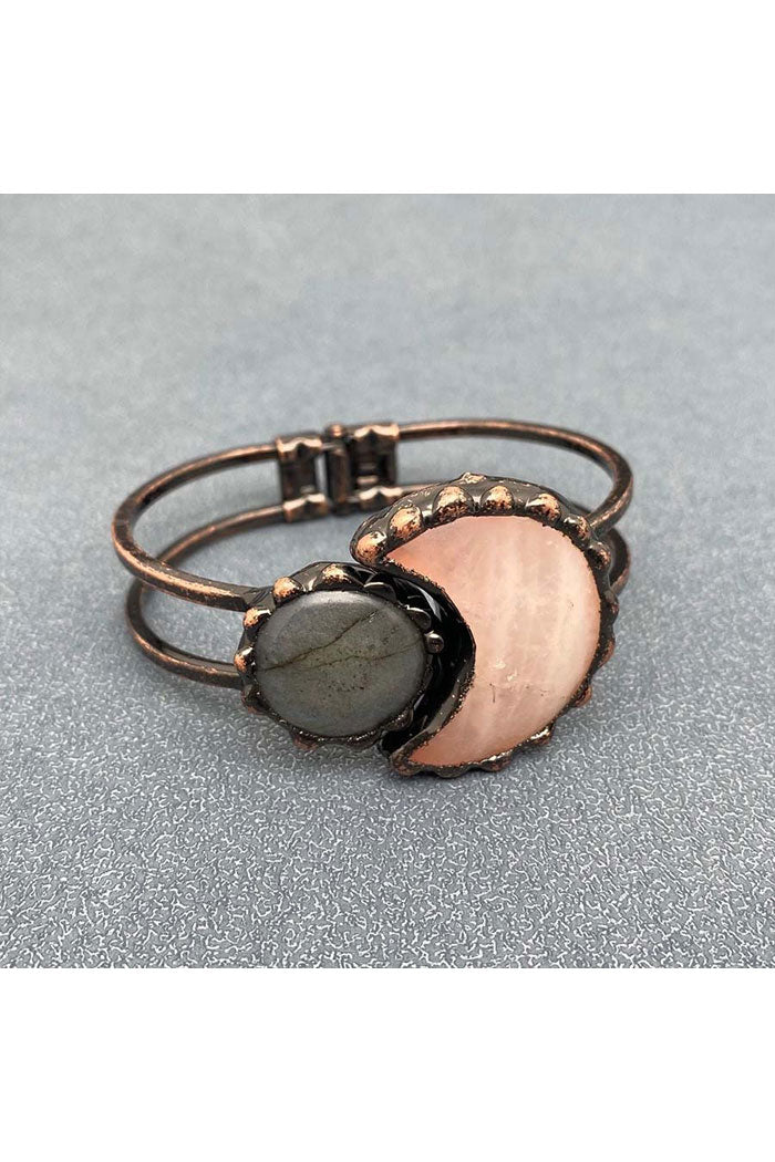 Celestial Moon & Stone Bangle