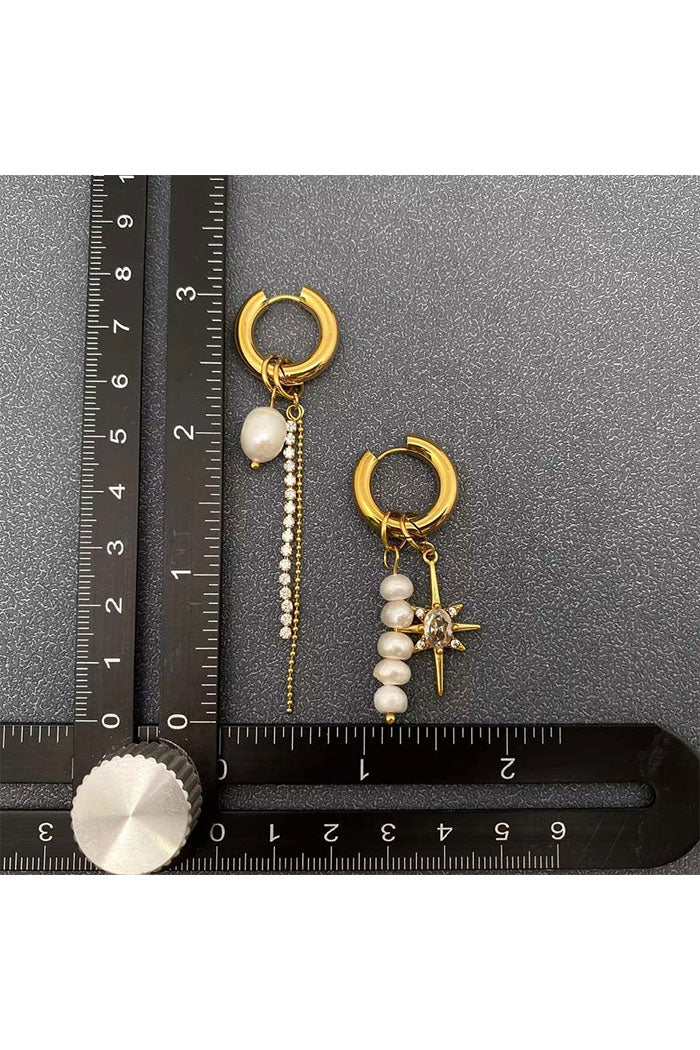 Pearl & Star Earrings