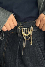 Safety Pin Brooch