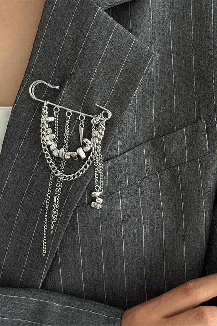 Safety Pin Brooch