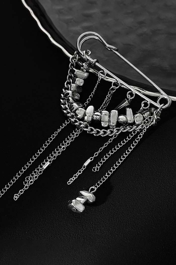 Safety Pin Brooch