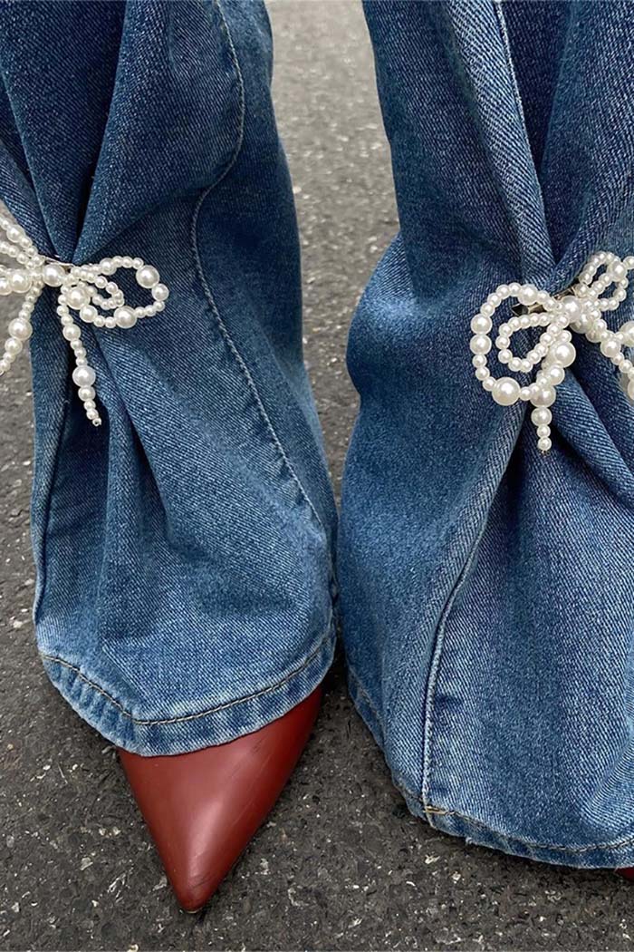 Pearl Bow Brooch