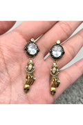 Vintage Gothic Skull Earrings