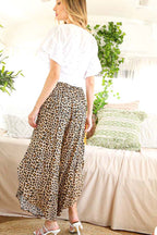 Leopard Print Maxi Skirt