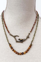 Braelyn Bird Branch Necklace