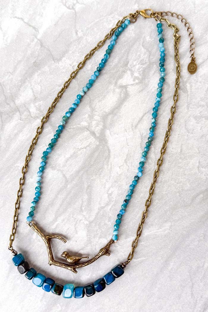 Braelyn Bird Branch Necklace