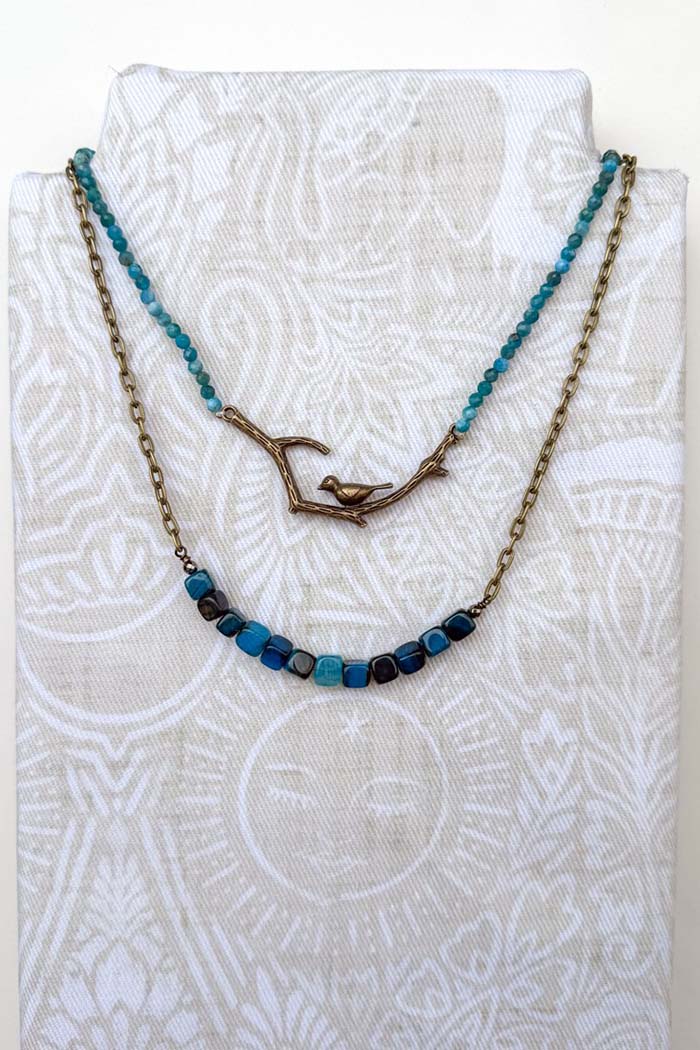 Braelyn Bird Branch Necklace