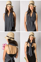 Sheer Knit Poncho Top