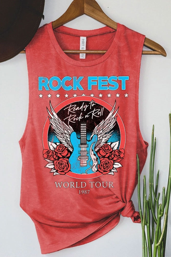 Rock Fest Graphic Tank