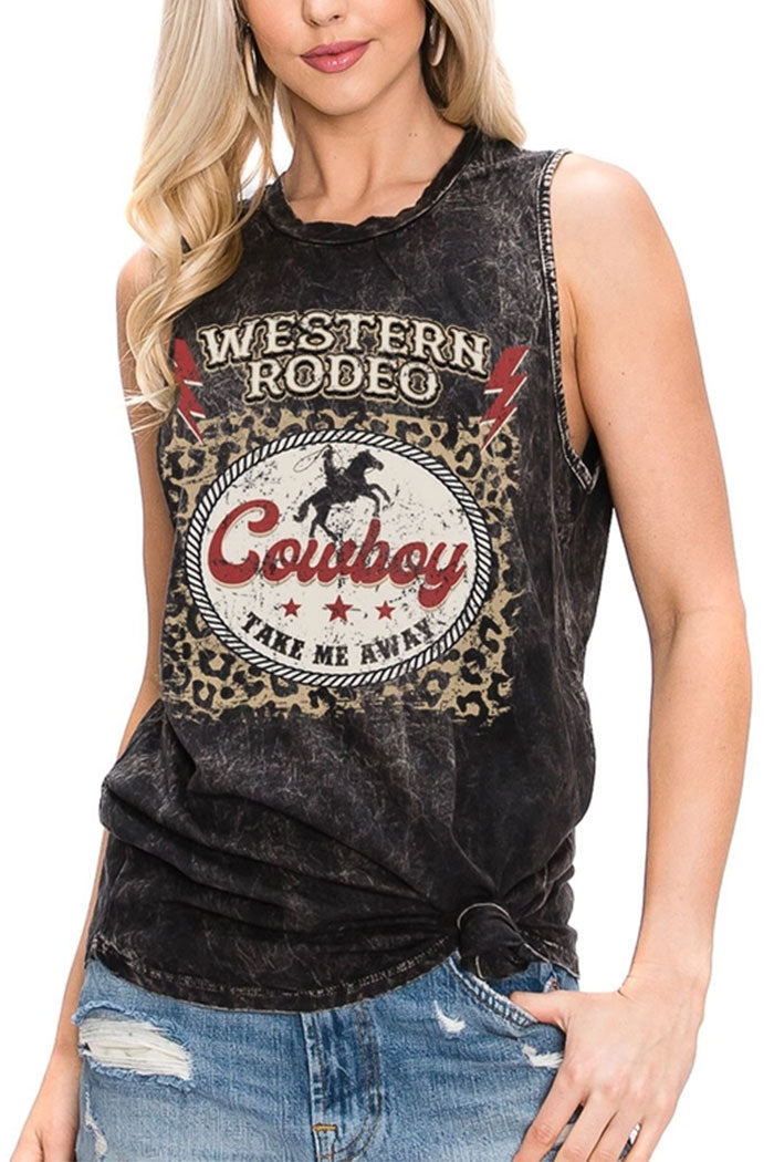 Western Rodeo Cowboy Tank