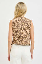 Leopard Print Vest