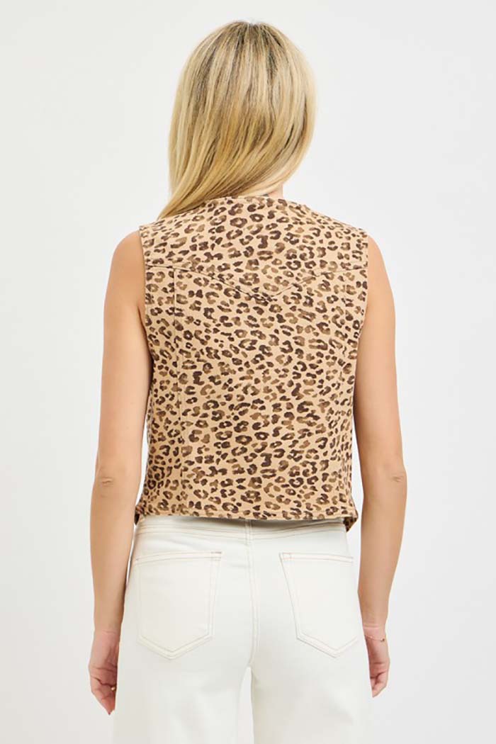 Leopard Print Vest