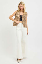 Leopard Print Vest