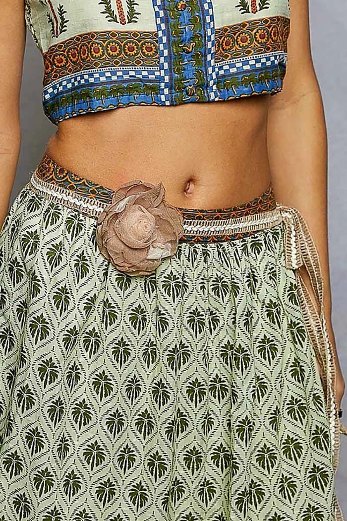 Multi-Wear Rose Ribbon Belt