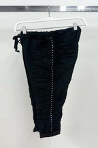 Italian Studded Stripe Joggers