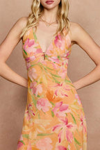 Island Blossom Maxi Dress