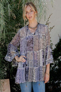 Boho Patchwork Tunic