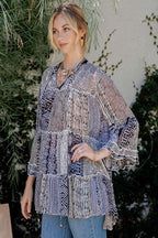 Boho Patchwork Tunic