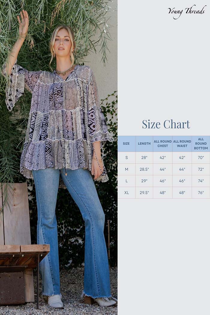 Boho Patchwork Tunic