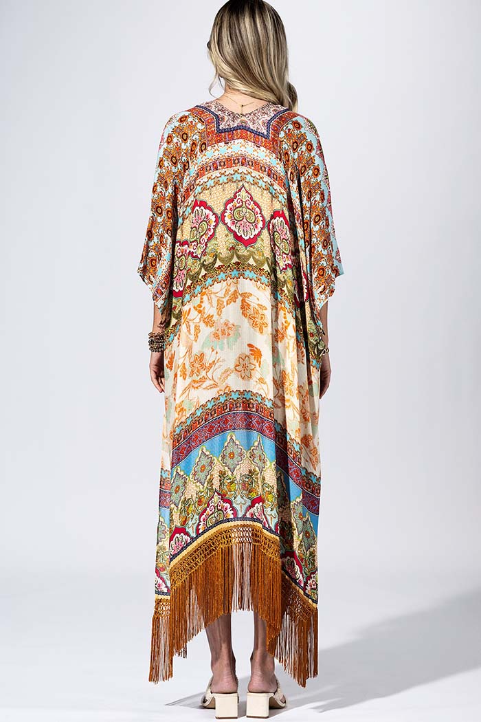 Cairo Fringe Kimono