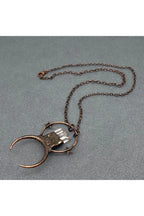 Celestial Crystal Moon Necklace