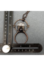 Celestial Crystal Moon Necklace
