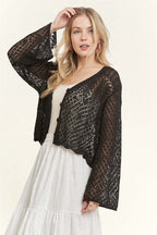 Blush Crochet Cardigan