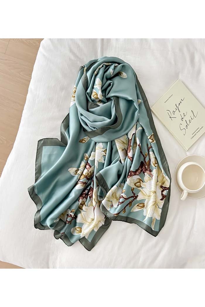 Blooming Magnolia Garden Scarf
