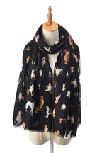 Playful Pup Print Scarf