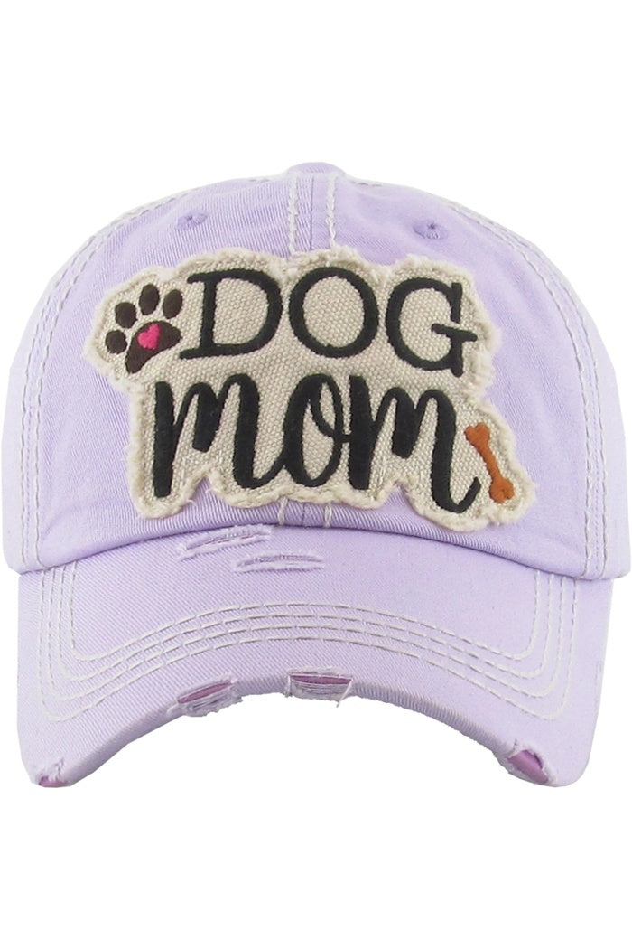 Dog Mom Vintage Ball Cap