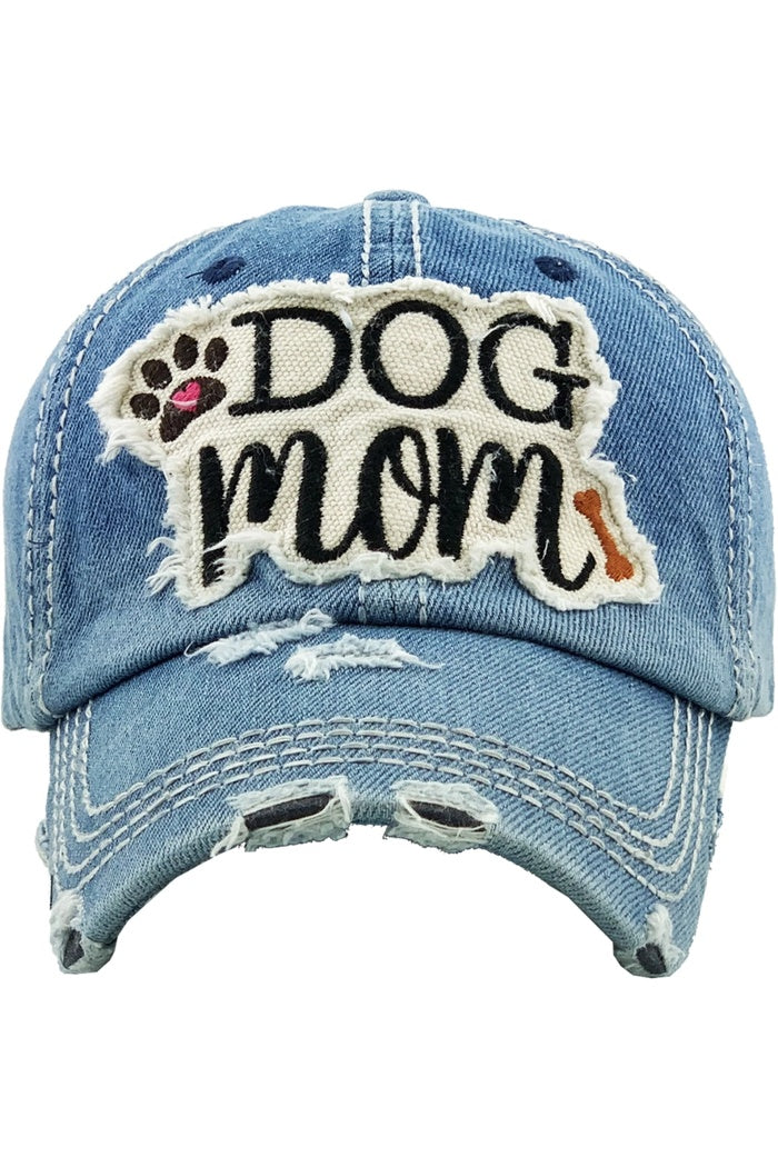 Dog Mom Vintage Ball Cap