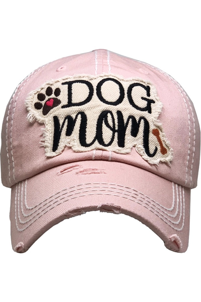 Dog Mom Vintage Ball Cap
