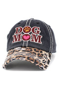 Dog Mom Vintage Ball Cap