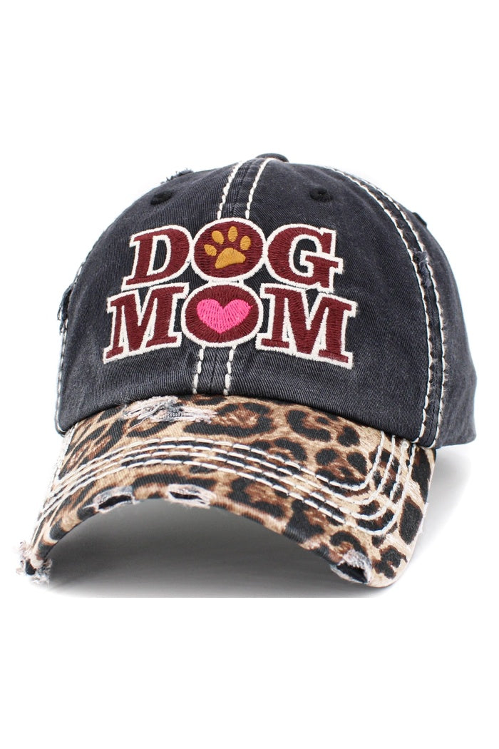Dog Mom Vintage Ball Cap