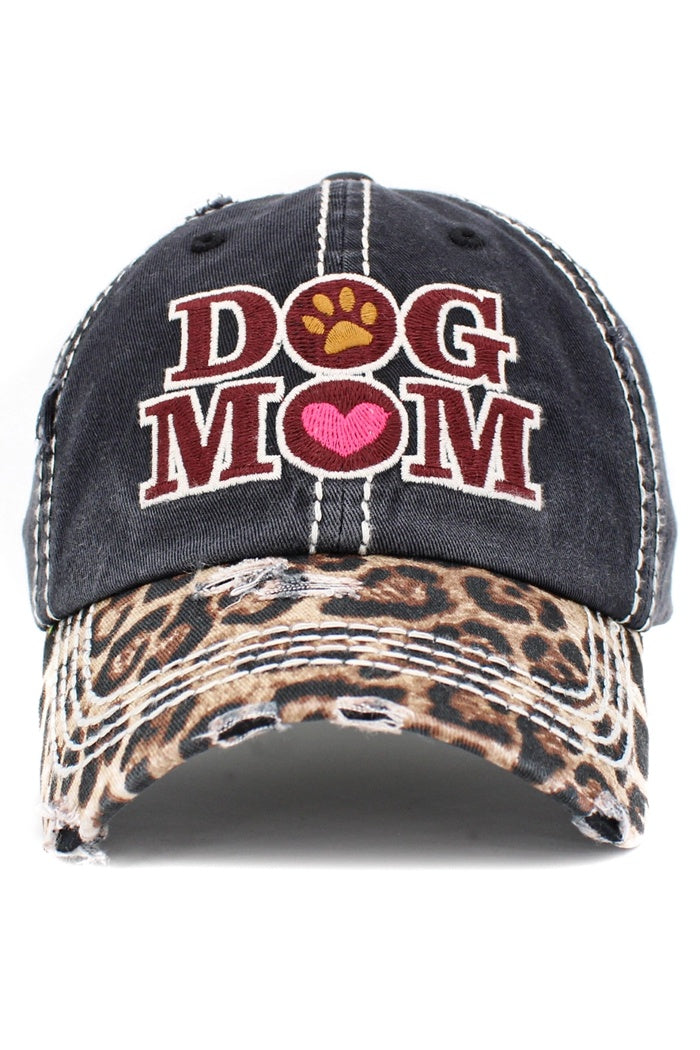 Dog Mom Vintage Ball Cap