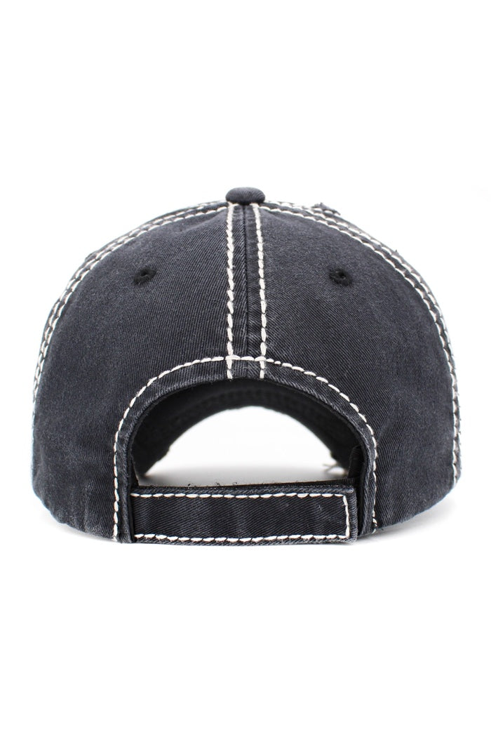 Dog Mom Vintage Ball Cap